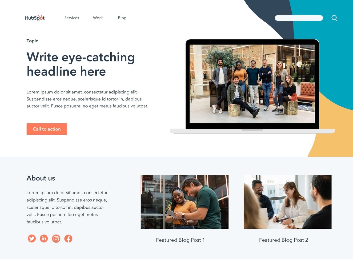 20 Free Professionally Designed Landing Page Templates Global Top